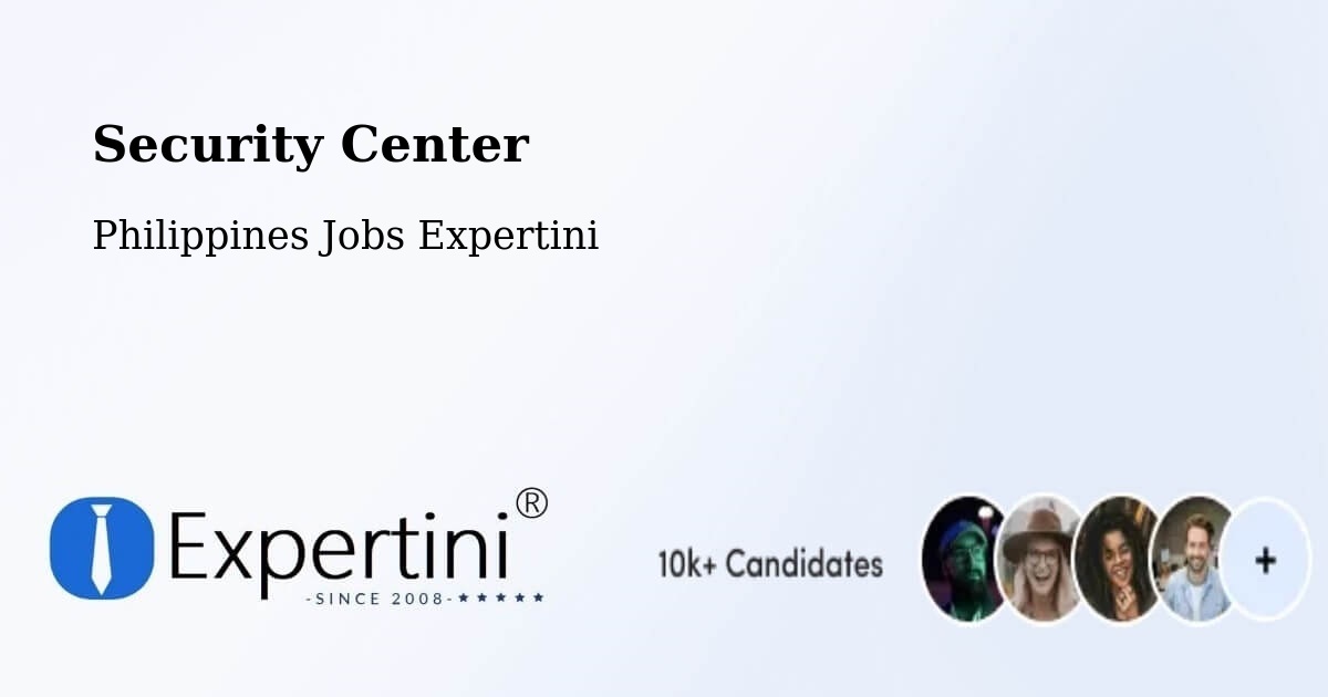 Security Center - Philippines Jobs Expertini